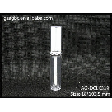 Transparent&Empty Plastic Round Lip Gloss Tube AG-DCLK319, AGPM Cosmetic Packaging , Custom Colors/Logo